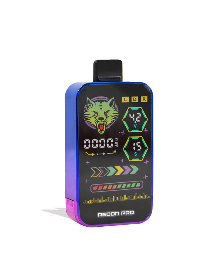 Full Color Wulf Mods Recon Pro Dual 510 Voltage Battery 9pk Angle View on White Background