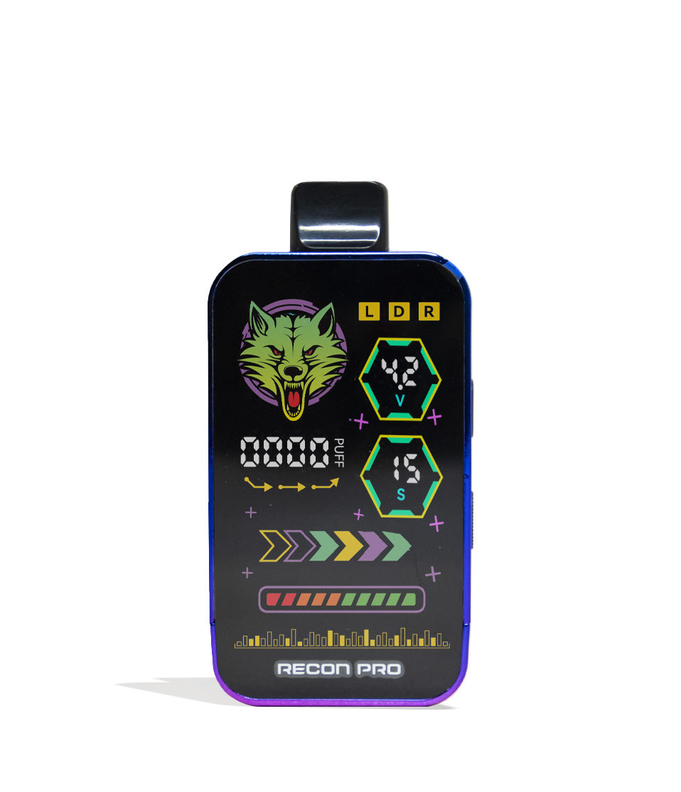 Full Color Wulf Mods Recon Pro Dual 510 Voltage Battery 9pk Front View on White Background