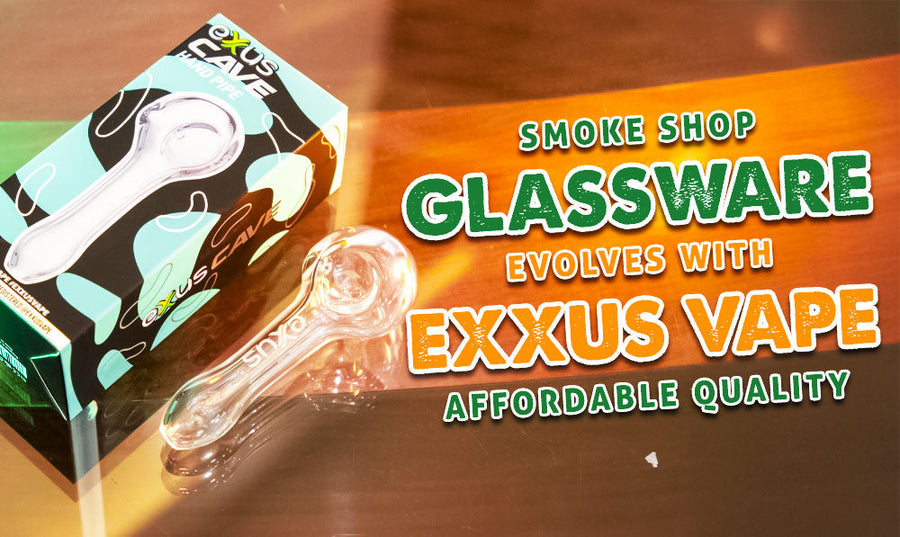 La cristalería para tiendas de tabaco evoluciona con la calidad asequible de Exxus Vape