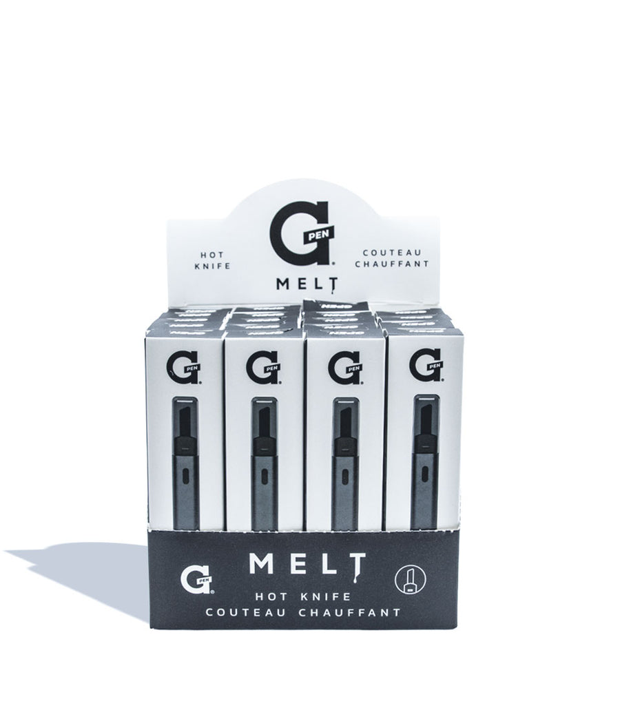 Display of GPen Melt hot knife with packaging on a white background
