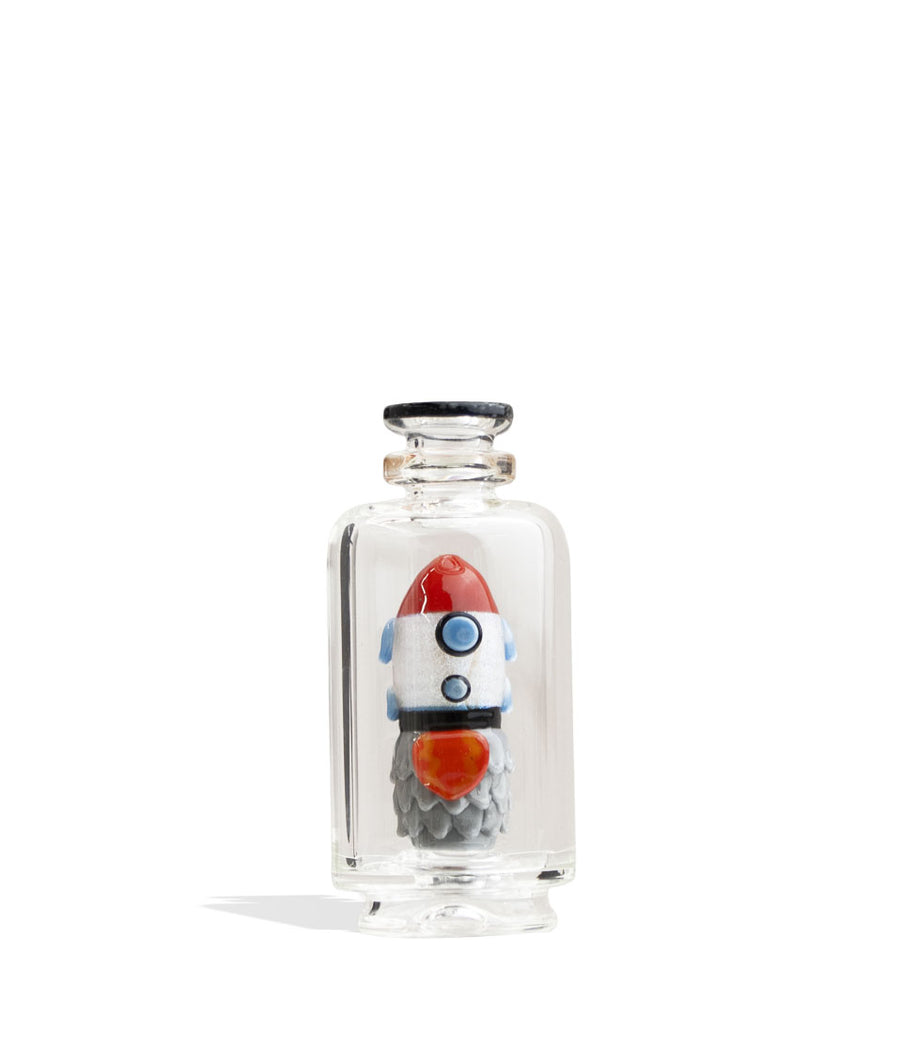 Empire Glassworks Custom Peak Top Rocket Ship Front View on White Background