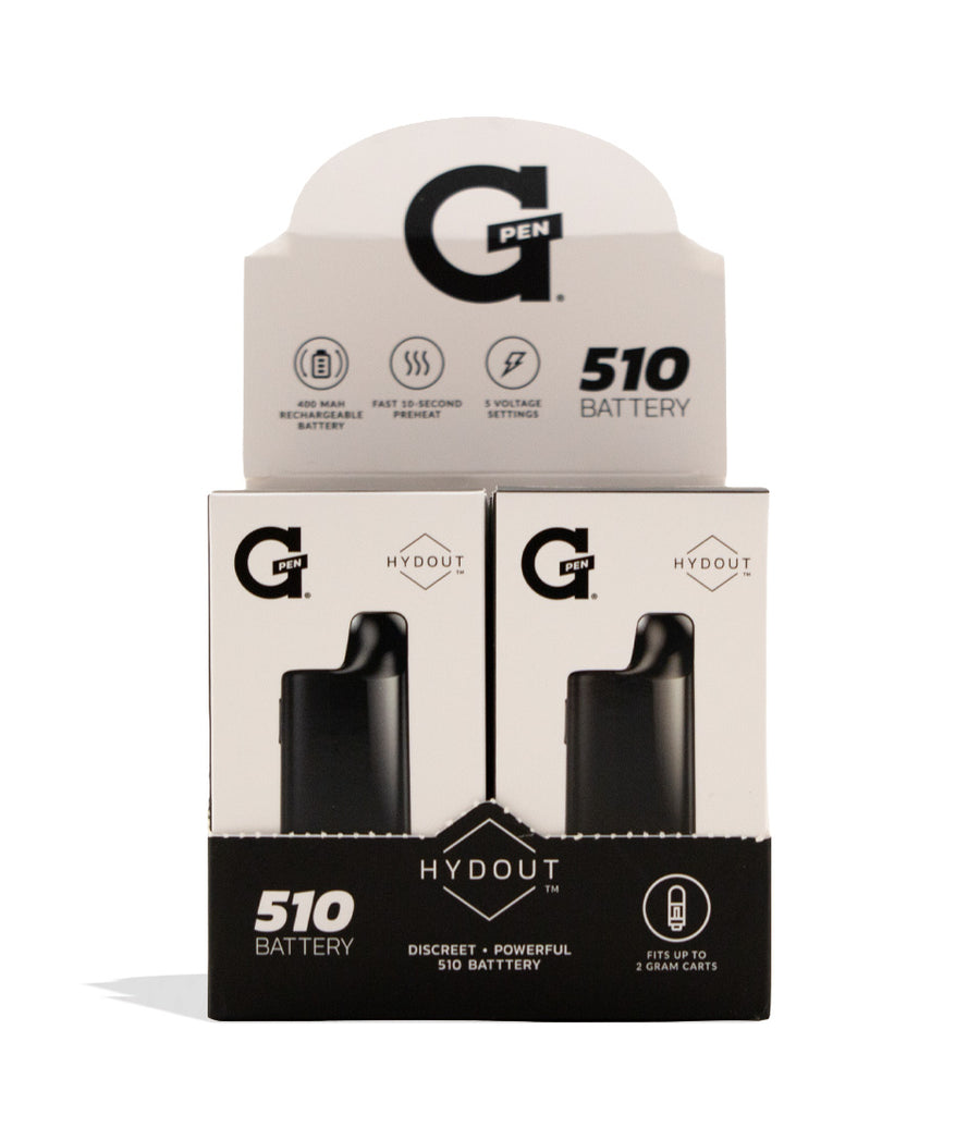G Pen Hydout Variable Voltage Battery 10pk Front View on White Background