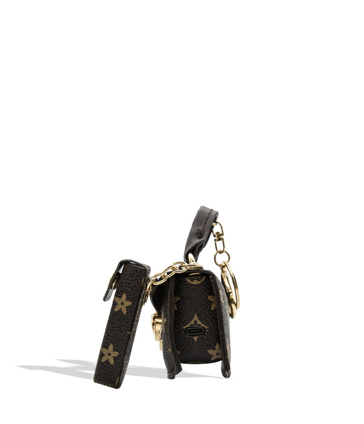 Smyle Pursejamin cartridge vaporizer side view displaying its built in USB-C port on white background