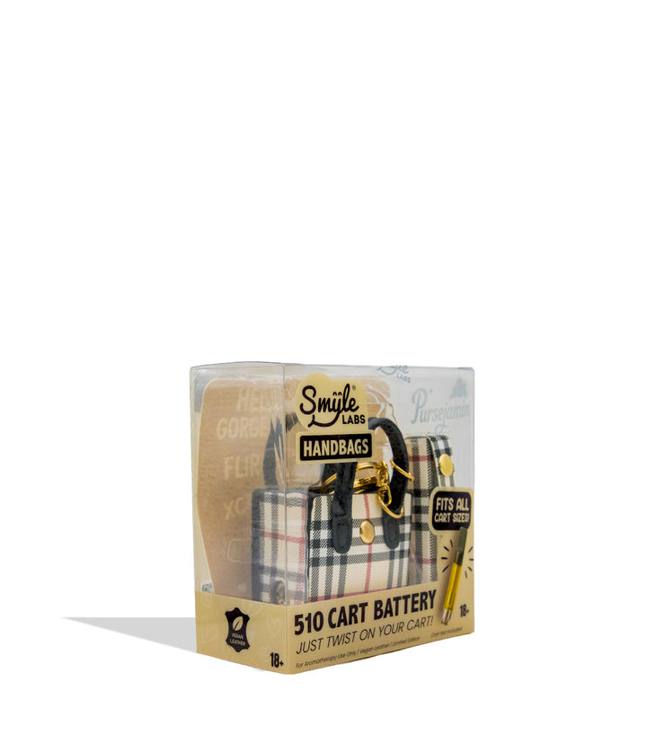 Smyle Pursejamin cartridge vaporizer box packaging side view on white background