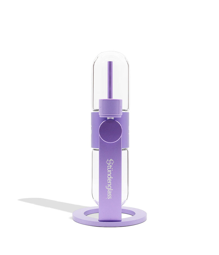Violet Purple Stündenglass Gravity Infuser side view on white background