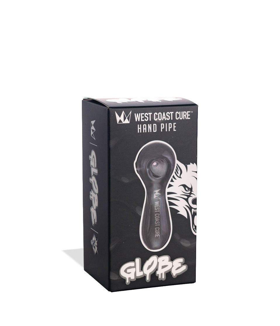 Smoke West Coast Cure Globe Hand Pipe 15pk Packaging Front View on White Background