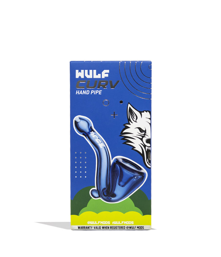 Blue Wulf Mods Curv Hand Pipe 15pk Packaging Front View on White Background