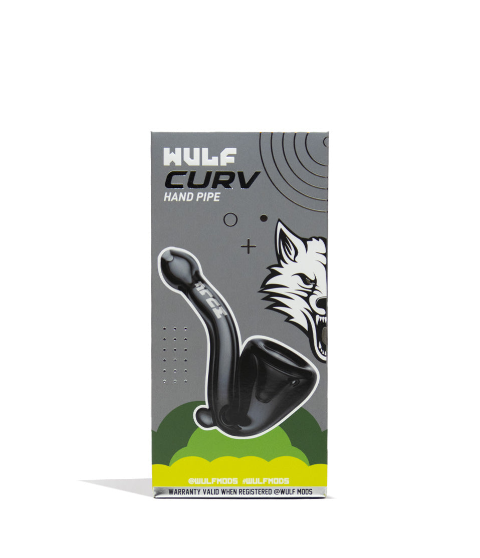 Smoke Wulf Mods Curv Hand Pipe 15pk Packaging Front View on White Background