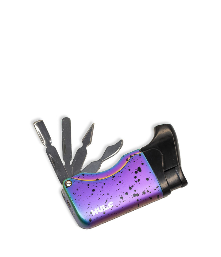Full Color Wulf Mods Omni Dab Tool Torch 18pk Open Down View on White Background