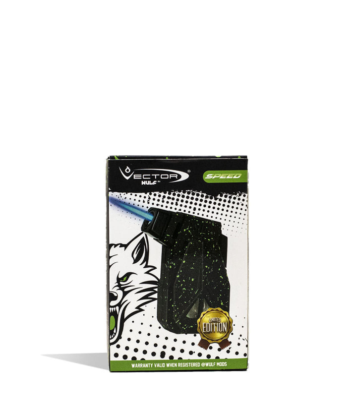 Black Green Spatter Wulf Mods Speed Torch 18pk Packaging Front View on White Background