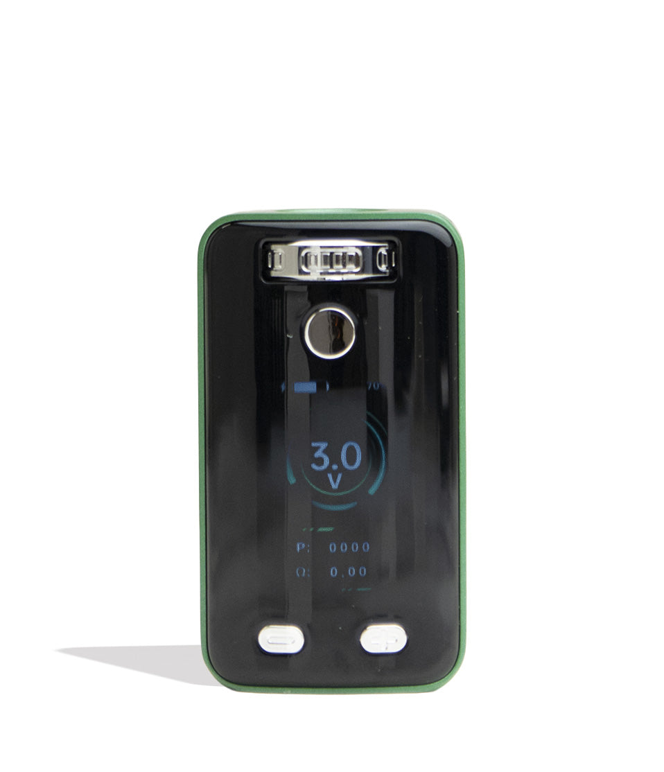 Green Yocan UNI 3.0 Plus Variable Voltage Battery Front View on White Background