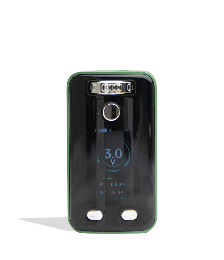 Green Yocan UNI 3.0 Plus Variable Voltage Battery Front View on White Background
