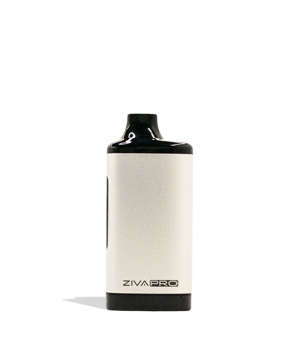 Silver Yocan Ziva Pro 2g Cartridge Vaporizer 10pk Single Front View on White Background