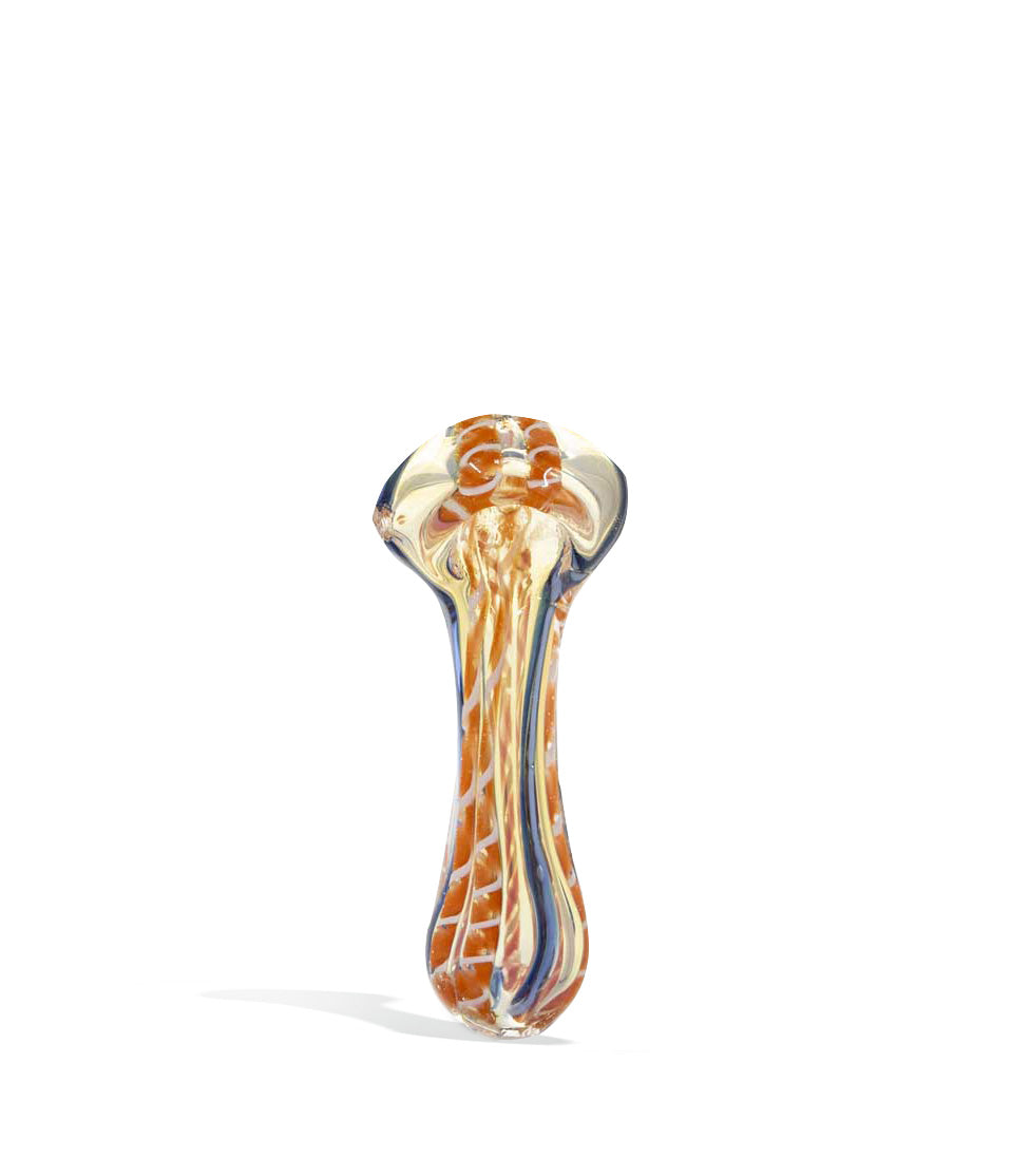 Orange 3 inch Mix Color Handpipe on white studio background