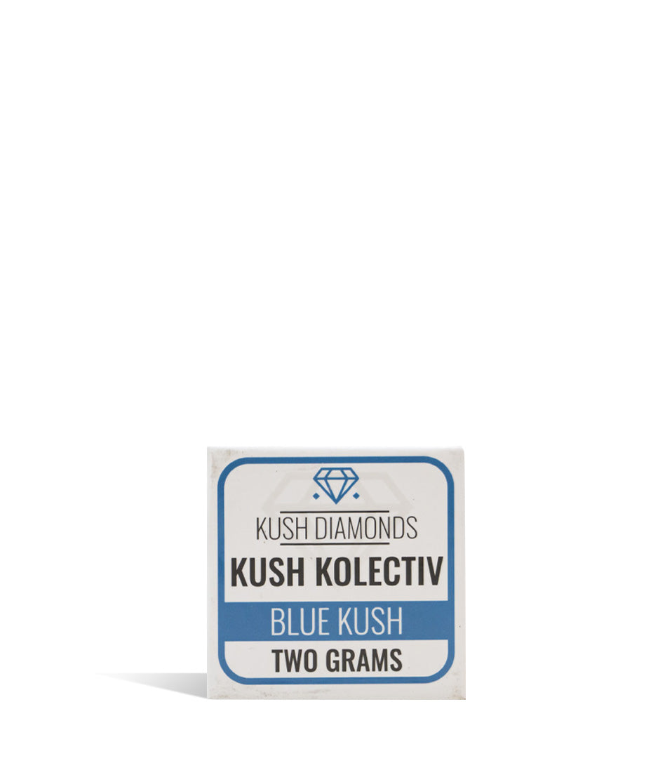 Blue Kush Kush Kolectiv D8 Concentrate Diamonds on white background