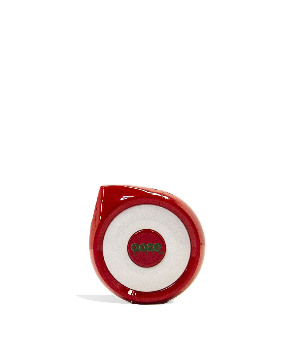 Ruby Red Ooze Moves Cartridge Vaporizer and Wireless Speaker Front View on White Background