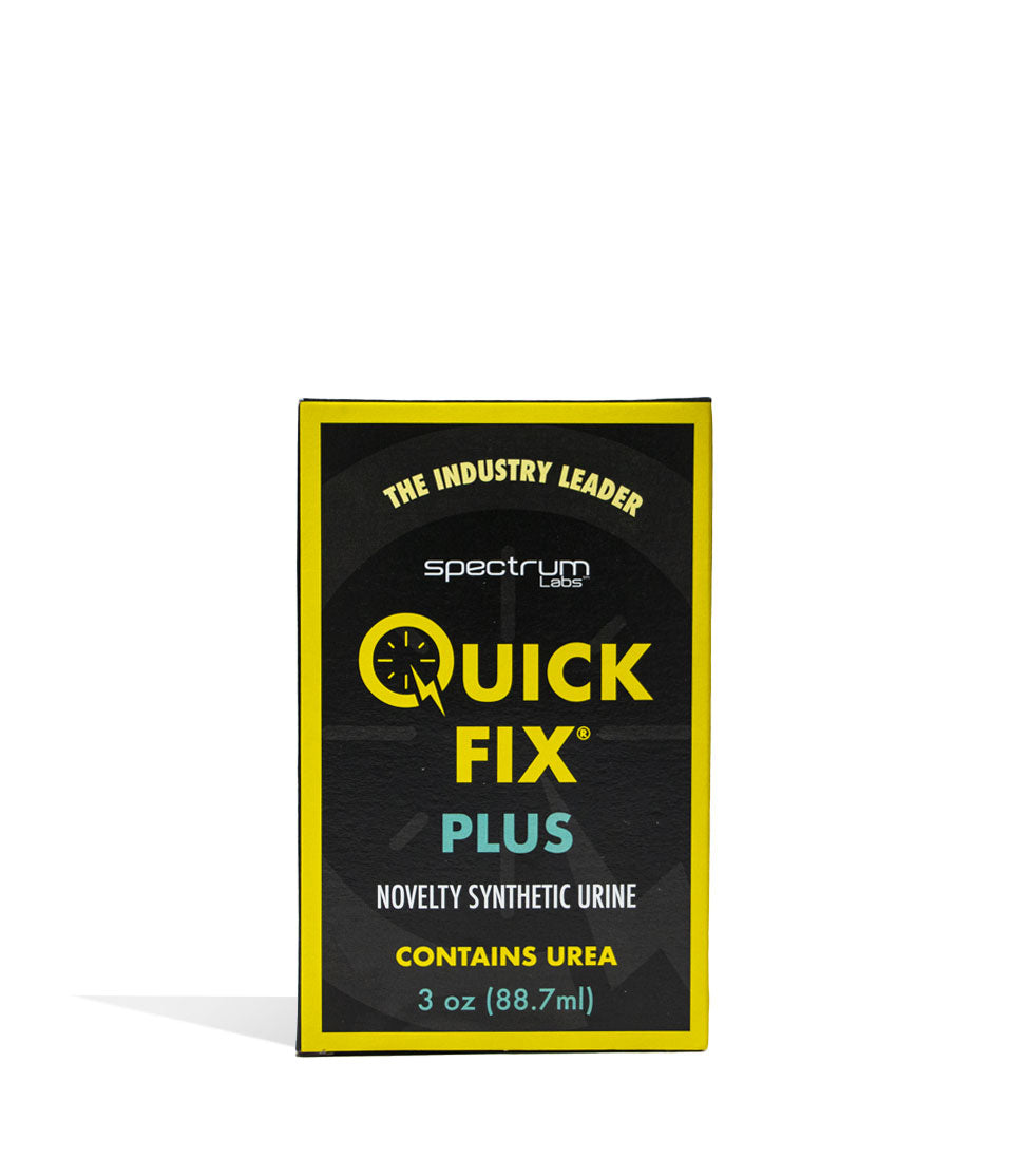 Spectrum Labs Quick Fix Plus Novelty Synthetic Urine 3oz Packaging Front View on White Background