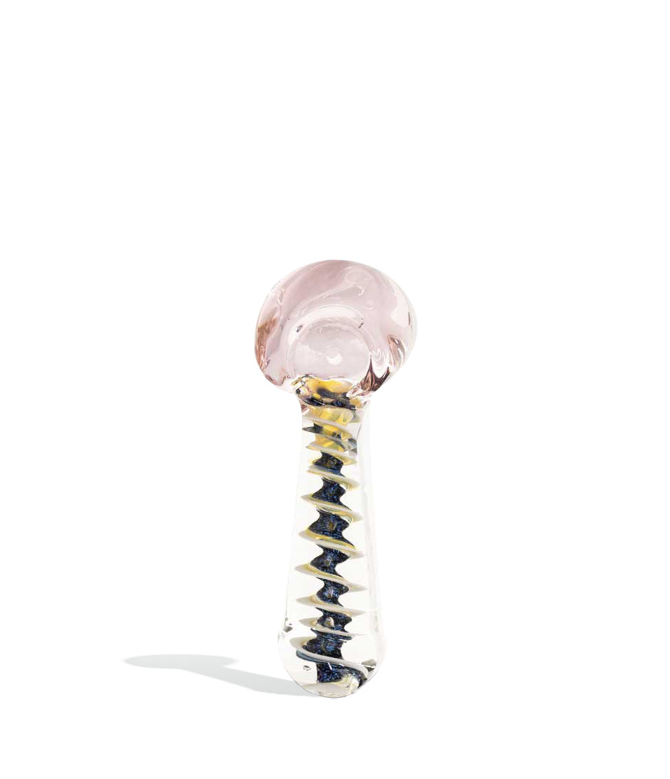 Pink Swirl Dicro Handpipe on white background