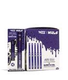 Purple-Black Spatter